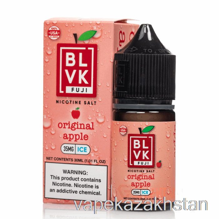Vape Smoke Original Apple Ice - BLVK Fuji Salts - 30mL 50mg